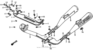 CX650 Глушитель