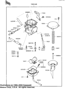 KL250 Carburetor assy