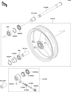 ZR1100 Переднее колесо
