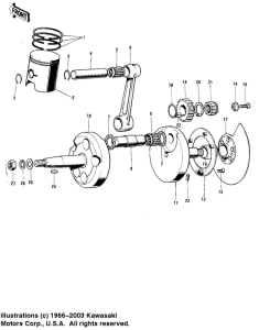  Crankshaft / piston / rotary valve