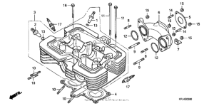 CB250 Головка цилиндров