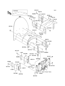VN1600 Cowling comp