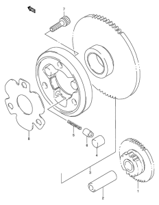 GSF250 Муфта стартера