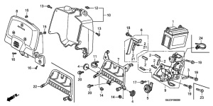 NPS50 Front cover / battery