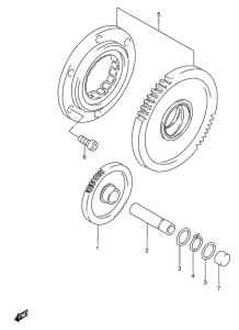 RF600 Муфта стартера