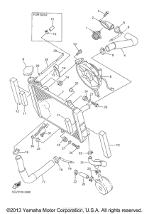 YZF-R6 Радиатор и Патрубки