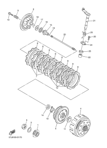 WR450FV Сцепление