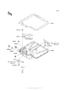 ZG1400 Маслянный поддон