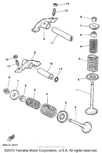 TW200BC Клапана