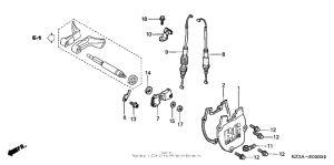 CR250R Exhaust valve ('02-'04)