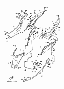 MW125A Боковые обтекатели