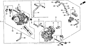 VT1100T Карбюратор