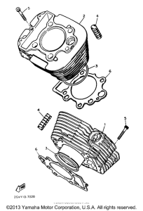 XV535TC Цилиндры