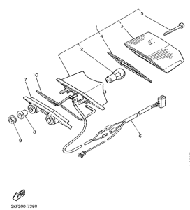 XT600H (33.OKW) Фонарь