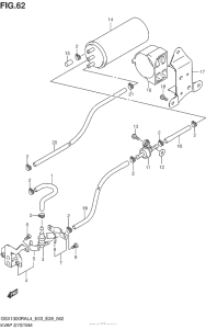 GSX1300R (ABS) Evap System (Gsx1300Ral4 E33)