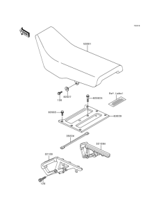 KL650 Сиденье