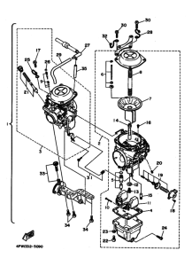 XV1100 Carburetor assy