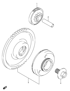 GSF650 (ABS) Муфта стартера