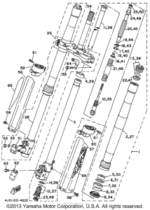  Передняя вилка