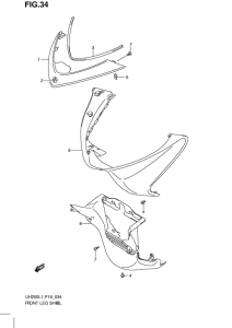 UH200 Front leg shield