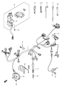 GSF650 (ABS) Жгут проводов