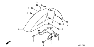 XL1000V Переднее крыло