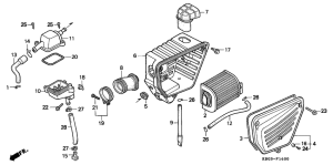 CB250 Воздухоочиститель