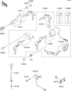 VN800 Замок зажигания