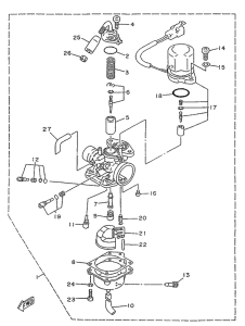 YA50R Карбюратор
