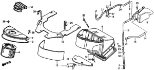 VF500F Воздушный фильтр
