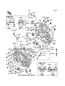 VN1500 Картер двигателя