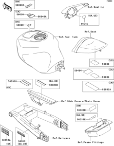 ZX600 Лейбл предостережения