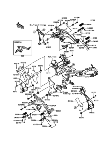 EX400 フットレスト