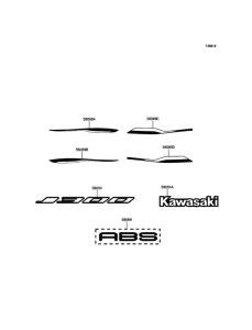 SC300 Decals(Green / Black)