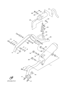 XC125 Выхлопная система