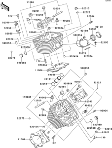 VN800 Головка цилиндров