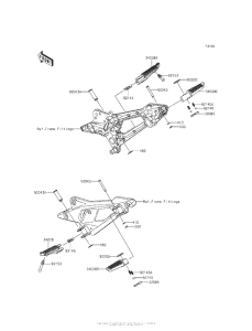 ZR800 Подножки