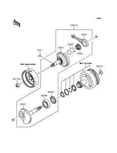 KL110 Коленвал