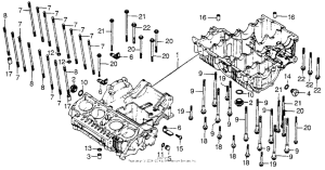 CB750 Картер двигателя