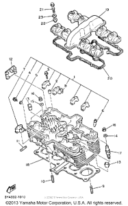 FJ1200AE Головка цилиндров