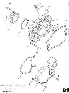  Крышка картера двигателя