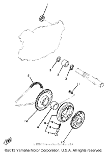 SR250J Муфта стартера
