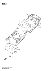 GSF1250S Заднее крыло