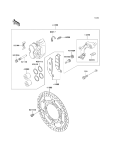  Передний тормоз