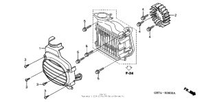 CHF50A Cooling fan + fan cover