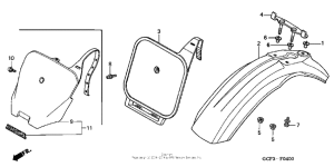 XR70R Переднее крыло