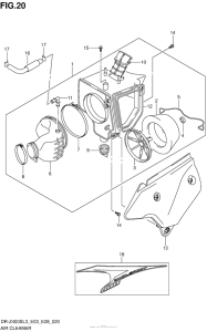  Air Cleaner (Dr-Z400Sl3 E28)