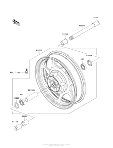 VN2000 Переднее колесо