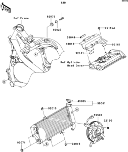 ER650 Радиатор