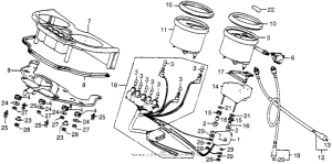CX500 Speedometer + tachometer i